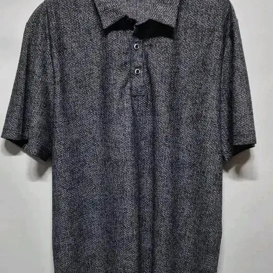 [BUNJANG] Olleen Herringbone Pattern Polo Shirt XL / 올젠 정품 헤링본 패턴 폴로티 xl