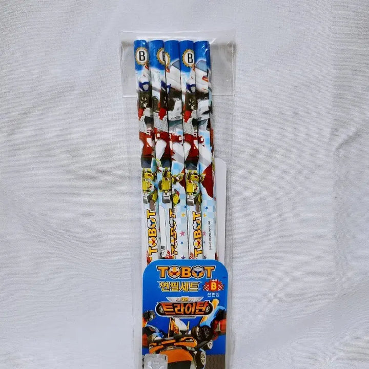 [BUNJANG] Tobot Tritan Pencil Set / [고전문구] 또봇 트라이탄 연필 세트