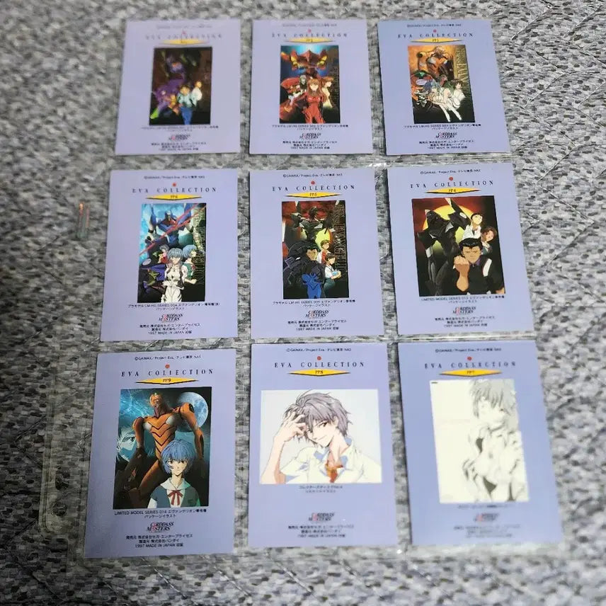 [BUNJANG] Neon Genesis Evangelion Ayanami Rei Carddass Card Bundle Set / 신세기 에반게리온 아야나미 레이 카드다스 카드 일괄