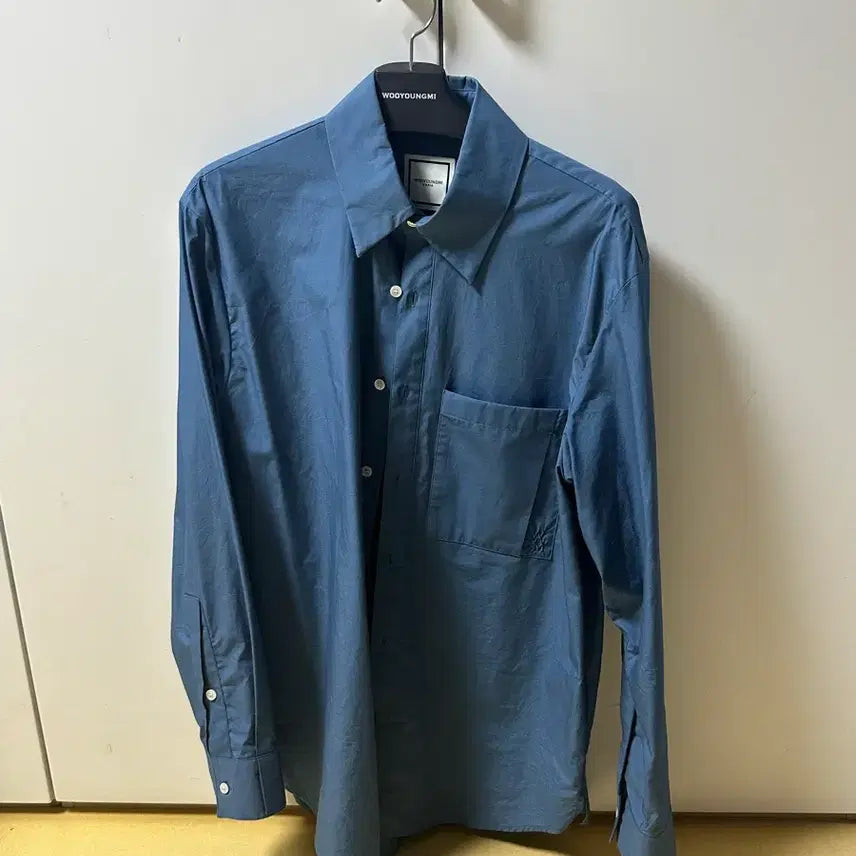[BUNJANG] Wooyoungmi Deep Blue Shirt / 우영미 딥블루 셔츠