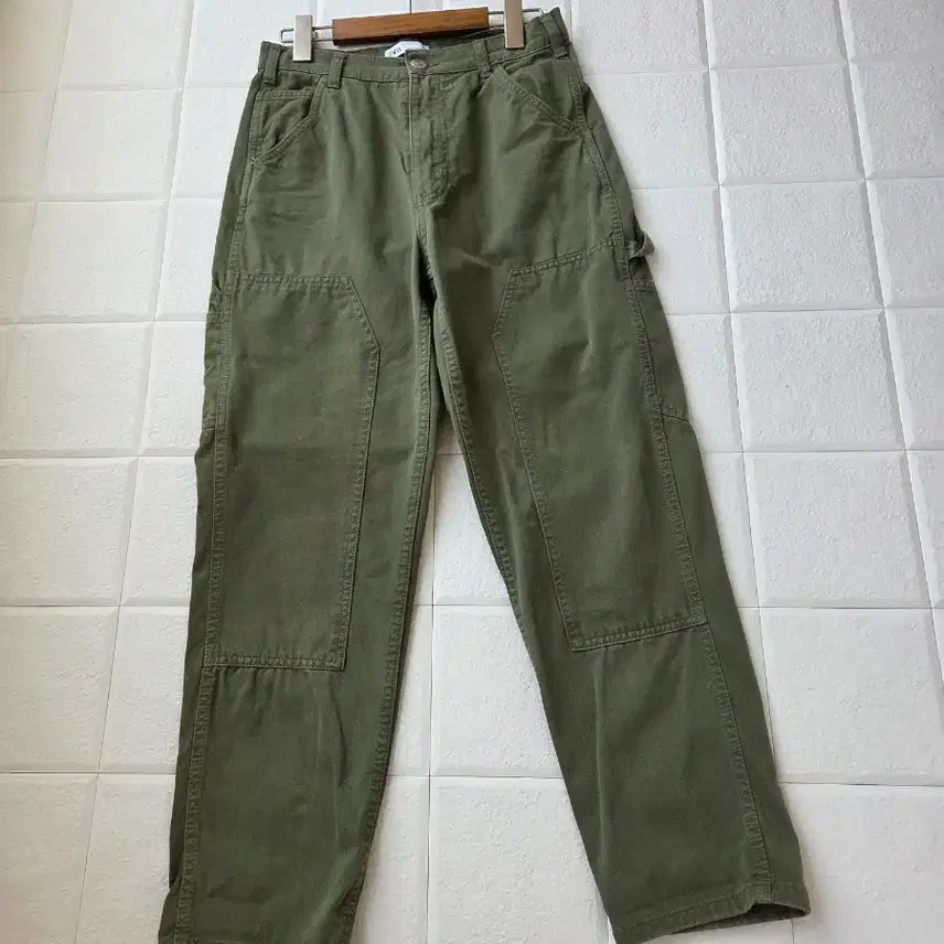 [SOLD OUT] 자라  카키색 카고  팬츠