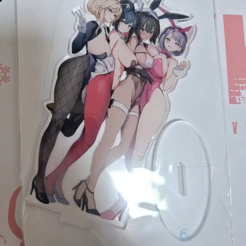 [BUNJANG] Nikon - Bunny Girl Series Acrylic Stand (Milk, Bay, Aid, Rouge) / 니케] 서코 비공식 굿즈