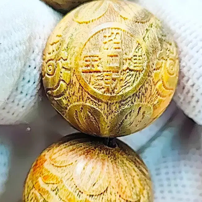 [BUNJANG] Premium Agarwood Prayer Beads (20mm) / 최고급 침수 녹단 비휴 진보재물 염주 20mm