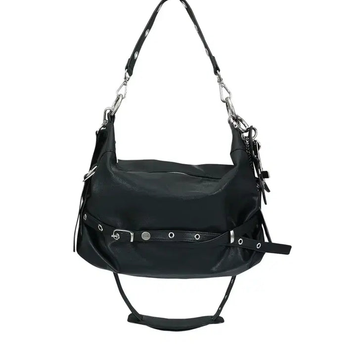[BUNJANG] YEOMIM Mini Slouchy Bag &amp; Keyring Set / 여밈 미니 슬라우치 백&amp; 키링 세트 mini slouchy bag