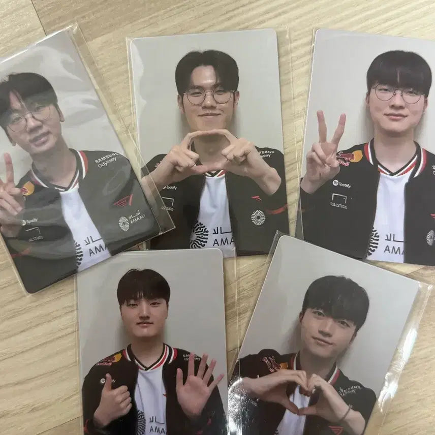 [BUNJANG] T1 T-Cafe 2026 Photocard 5-Piece Bundle Set / 2026 티원 티카페 포토카드 5종 일괄