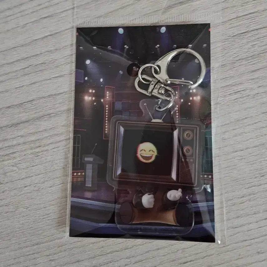 [BUNJANG] Gye Dam Chul Geun Brown Acrylic Keyring / 괴담출근 괴출 팝업 공식 굿즈 브라운 아크릴 키링