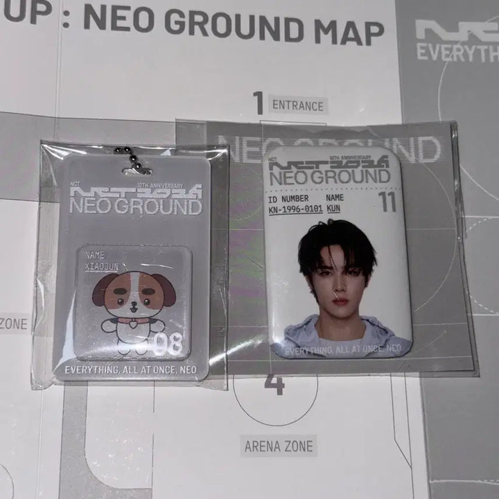 [BUNJANG] NCT WayV Xiaojun &amp; Kun Pop-up Neo Ground Badge Set / 엔시티 wayV 웨이션브이 샤오쥔 쿤 팝업 네오그라운드 뱃지 가챠 양도