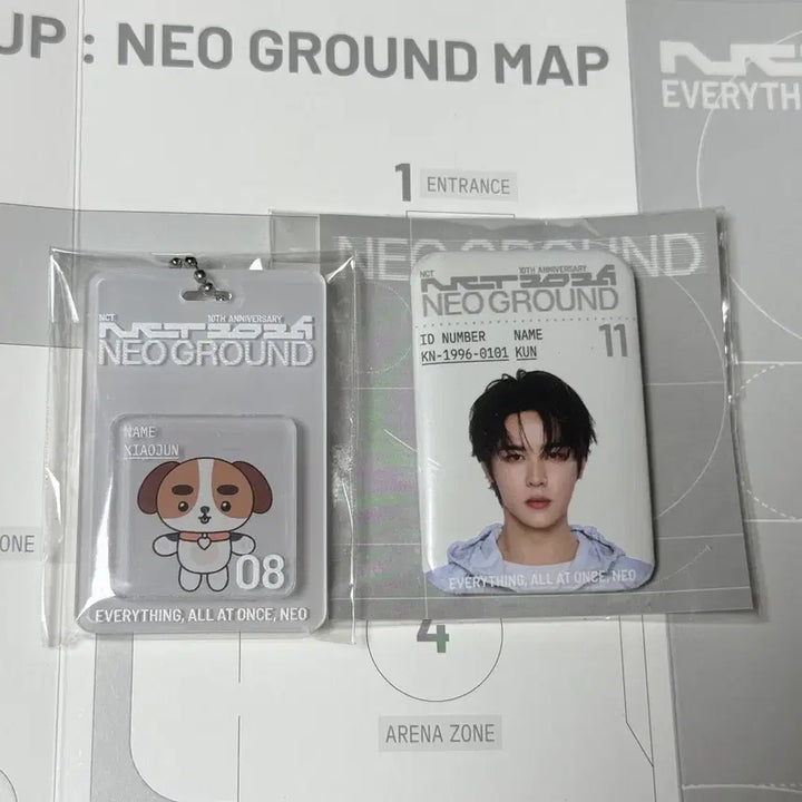 [BUNJANG] NCT WayV Xiaojun &amp; Kun Pop-up Neo Ground Badge Set / 엔시티 wayV 웨이션브이 샤오쥔 쿤 팝업 네오그라운드 뱃지 가챠 양도
