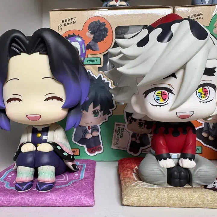 [BUNJANG] Demon Slayer Doma &amp; Shinobu Lookup Figure (with bonus) / 귀멸의 칼날 귀칼 도우마 시노부 룩업 피규어 (특전O)