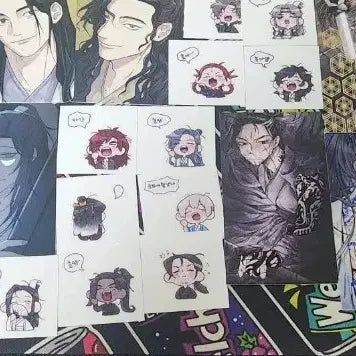 [BUNJANG] Gwangmahoegwi Bundle Set Photocards, Postcards, and Stickers / 광마회귀 비공굿 일괄 포카 엽서 스티커 씰