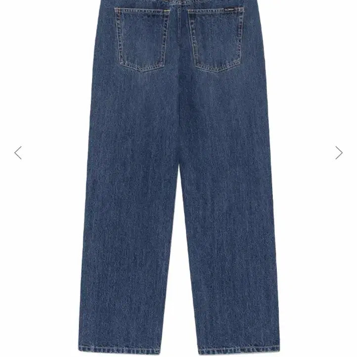 [BUNJANG] Glowny Cinch Back Roll-Up Denim Jeans / glowny 글로니 데님 CINCH BACK ROLL-UP JEANS