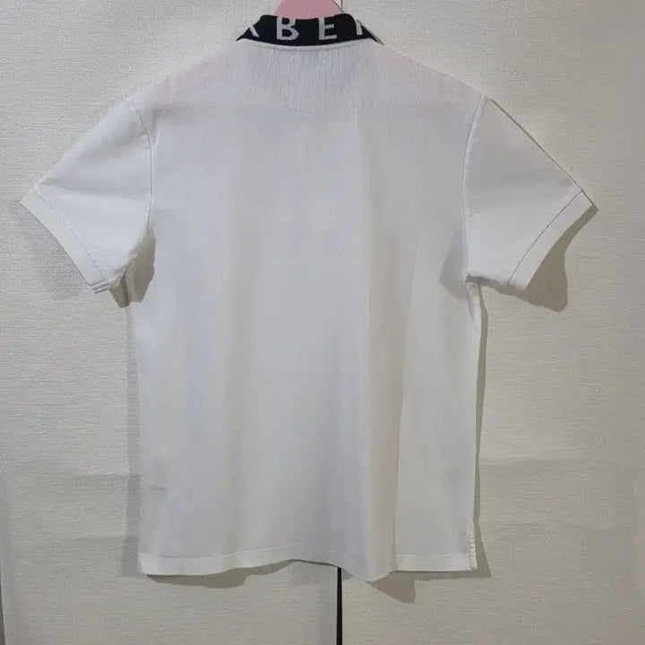 [BUNJANG] Burberry White Polo Shirt L / 정품 버버리 화이트 카라티 L