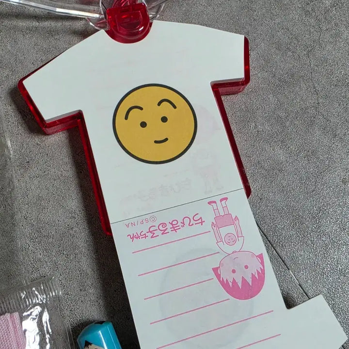 [BUNJANG] Chibi Maruko-chan Tote Bag, Ballpoint Pen, and Memo Pad Set / 마루코는 아홉살 토트백 볼펜 메모지 판매합니다