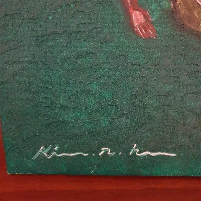 [BUNJANG] Kim Namhyung Oil Painting "Waiting Woman" / 서양화가 김남형 유화