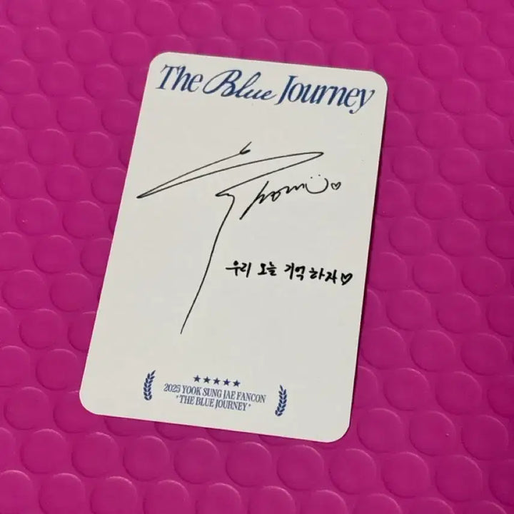 [BUNJANG] BTOB Yook Sung Jae 2025 Solo Fancon Last Day Photocard / 비투비 육성재 2025 솔로 팬콘 막콘 입장 포카