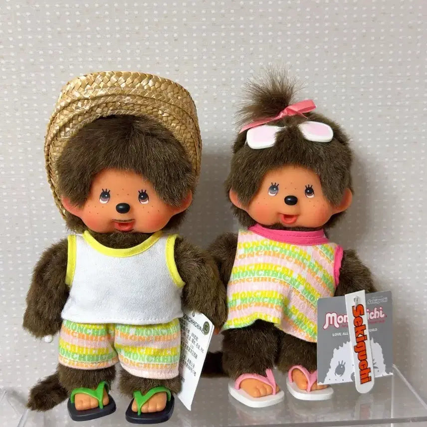 [BUNJANG] Monchhichi Vacation Couple Set / 휴가 커플 몬치치 세트