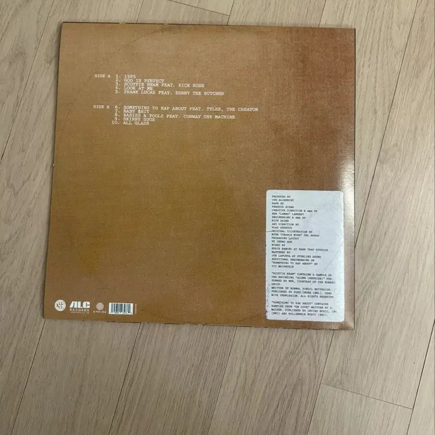[BUNJANG] Freddie Gibbs &amp; The Alchemist White-in-Clear Vinyl LP / Freddie Gibbs &amp; The Alchemist LP  White-