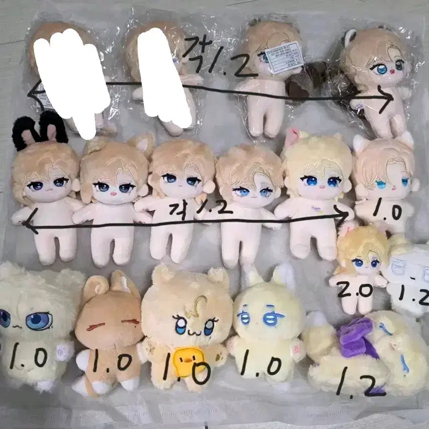 [BUNJANG] PLAVE Plush Doll Bundle Set / 플레이브 솜인형 솜깅 원가이하 양도 / 예준 노아 밤비 하민