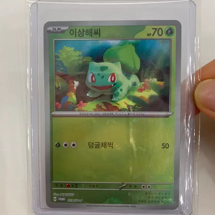 [BUNJANG] Pokemon Card Bulbasaur SV-P / 포켓몬 카드 이상해씨 SV-P