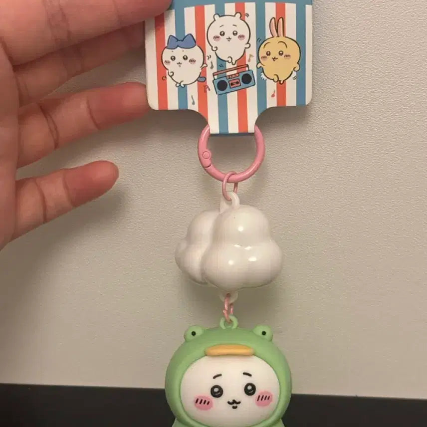 [BUNJANG] Chiikawa Miniso Limited Edition Raincoat Keychain / 치이카와 미니소 한정 우비 키링