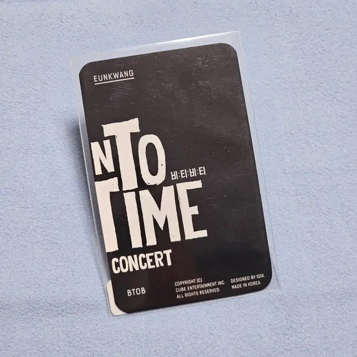 [BUNJANG] BTOB Eunkwang 2016 Born To Beat Time Photocard / 비투비 2016 비티비티 Born To Beat Time 서은광 포카