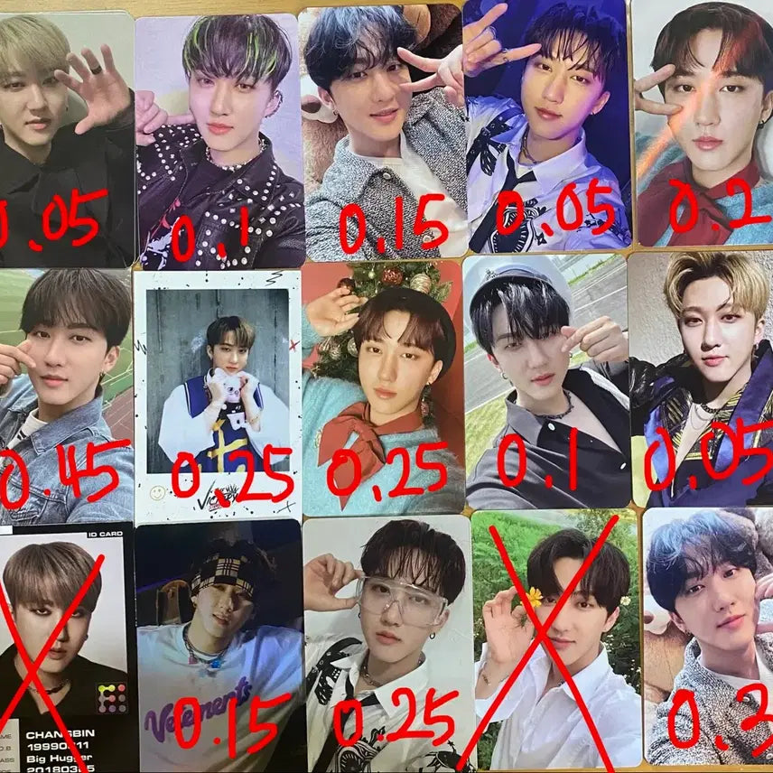 [BUNJANG] Stray Kids Changbin Photocard Bundle Set / 스트레이키즈 창빈 포토카드 판매 (일괄 0.5)