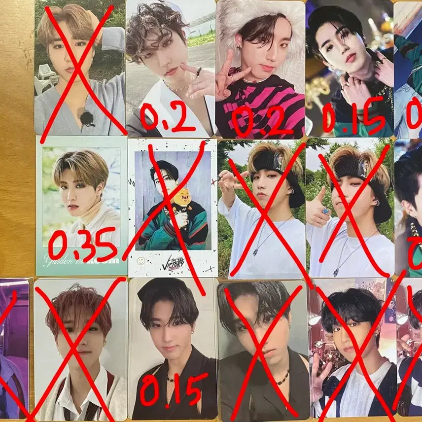 [BUNJANG] Stray Kids Han Photocard Bundle Set / 스트레이키즈 한 포토카드 판매 (일괄 0.5)