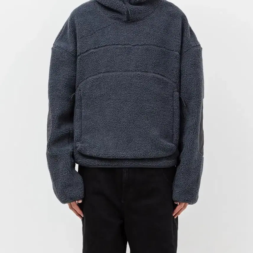 [BUNJANG] Entiers Studio Fleece V2 Charcoal / 엔타이어스튜디오 플리스 v2 차콜