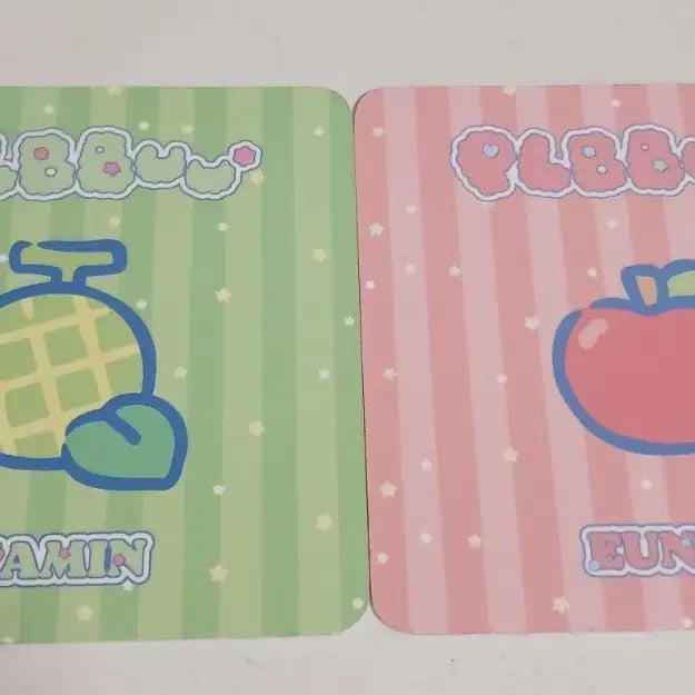 [BUNJANG] PLAVE Bamby, Eunho Coaster Bundle Set / 플레이브 플뿌 하민,은호 코스터 일괄 양도