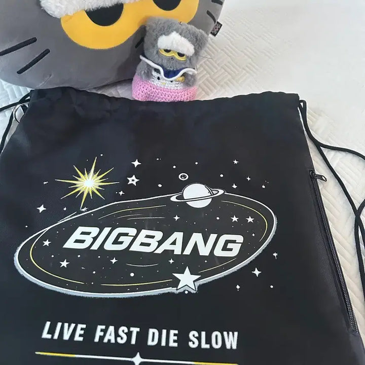 [BUNJANG] BIGBANG Design Gym Sack / 비공굿)) 빅뱅 디자인 짐색판매