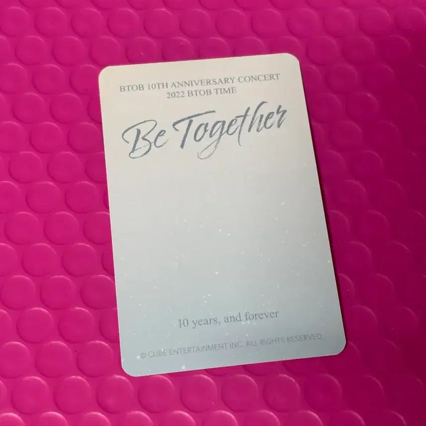 [BUNJANG] BTOB 10th Anniversary Melody Fanmeeting Minhyuk Photocard / 비투비 10주년 멜로디존 포카 이민혁