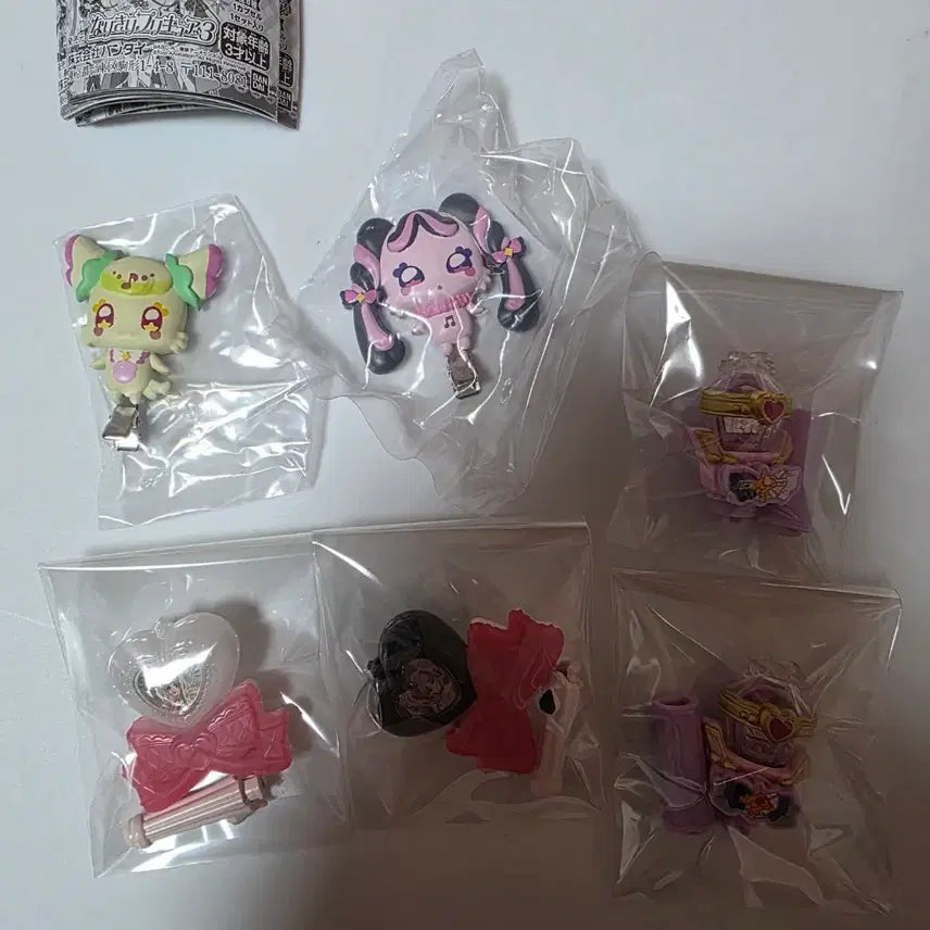 [BUNJANG] Pretty Cure Narikiri Gacha 3rd Edition Full Set (6 Types) / 너랑 아이돌 프리큐어 나리키리 가챠 3탄 6종 일괄