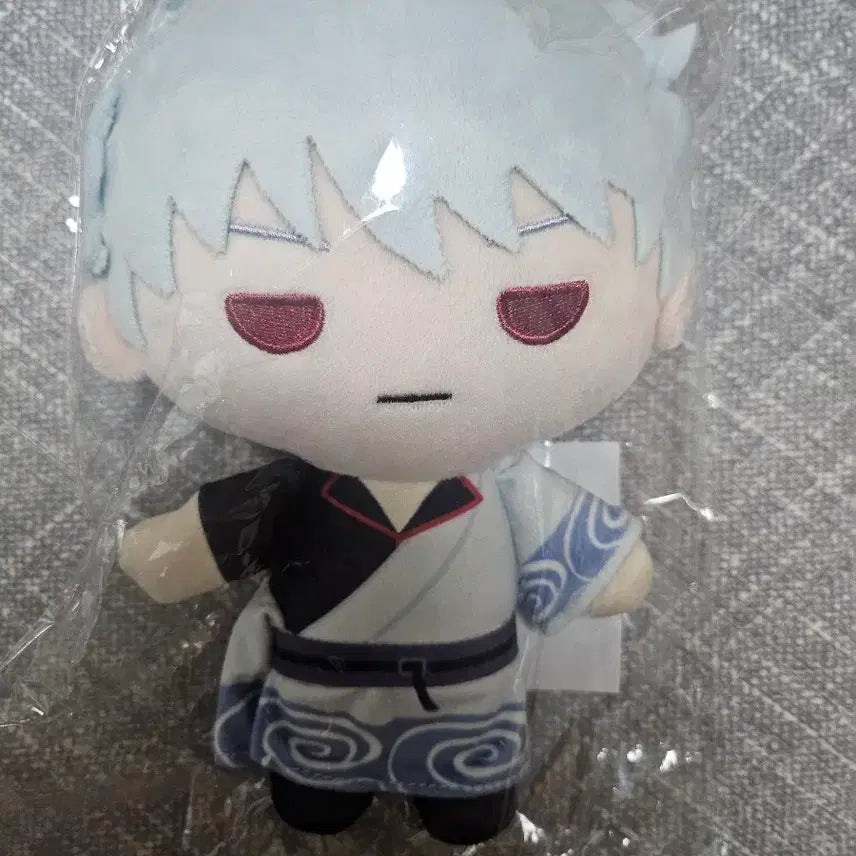 [BUNJANG] Gintama Gintoki Plush Toy / [은혼] Q판 누이구루미 봉제인형 사카타 긴토키 중국 공식 굿즈