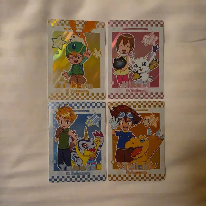 [BUNJANG] Digimon Adventure 8-Piece Set Chinese Toei Official Goods / 디지몬 어드벤처 카드 8종세트 중국 토에이 공식 굿즈 선택받은 아이들