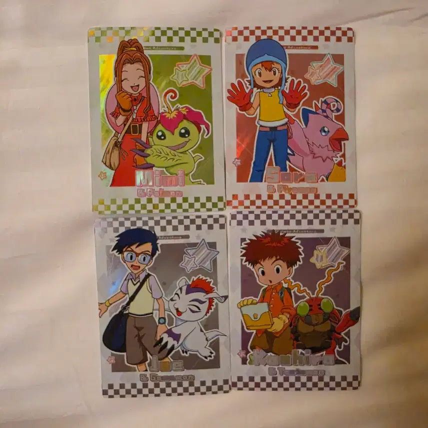 [BUNJANG] Digimon Adventure 8-Piece Set Chinese Toei Official Goods / 디지몬 어드벤처 카드 8종세트 중국 토에이 공식 굿즈 선택받은 아이들
