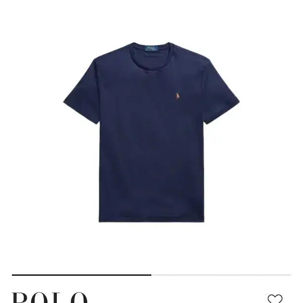 [BUNJANG] Polo Ralph Lauren Navy Pony Embroidery Short Sleeve T-Shirt XL / 폴로 랄프로렌 네이비 포니자수 반팔티 Xl