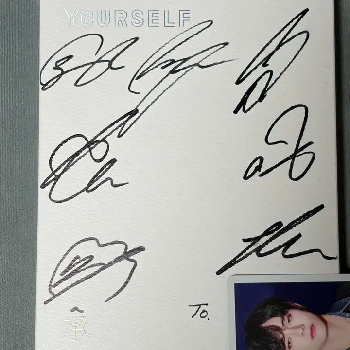 [BUNJANG] BTS Signed Love Yourself Album / 방탄소년단 사인 앨범