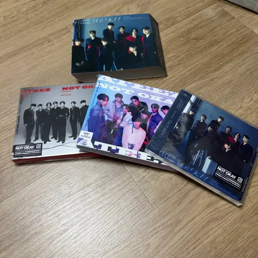 [BUNJANG] ATEEZ NOT OKAY Japanese Album Limited Edition A, B + Regular Edition Set / ATEEZ 일본앨범 NOT OKAY