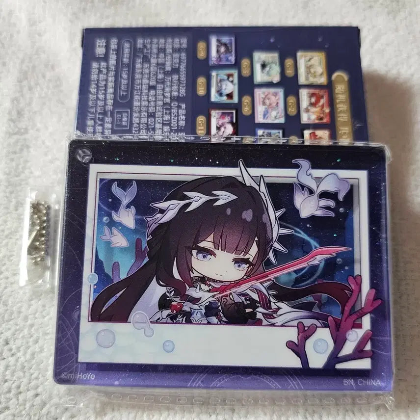 [BUNJANG] Honkai: Star Rail G Prize Acrylic Keychain Hissilence / 스타레일 쿠지 G상 아크릴키링 히실렌스