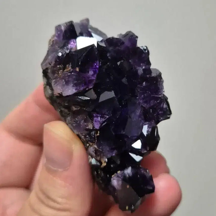 [BUNJANG] Deep Amethyst Cluster Crystal - Natural Birthstone / 하루만세일!포도주빛 자수정! 클러스터 원석 결정 광물 탄생석