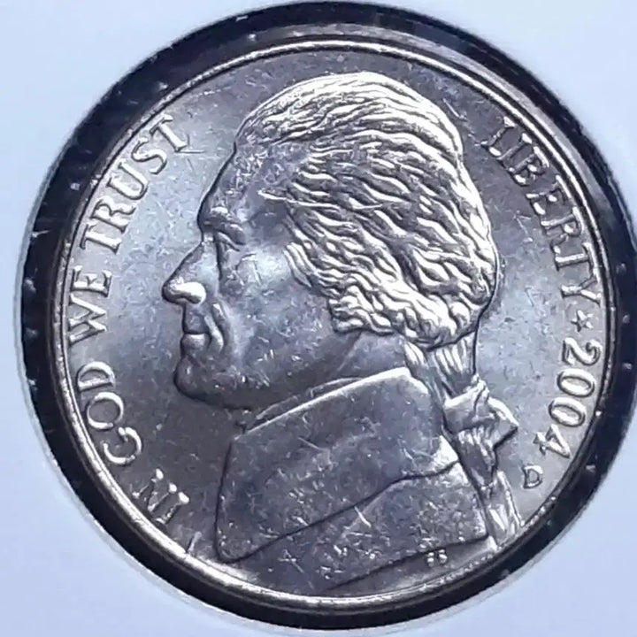 [BUNJANG] USA Unused 2004 Louisiana Purchase Commemorative 5 Cent Coin / 미국 미사용 2004년 루이지애나 1803년 합병기념 5센트 주화 화폐