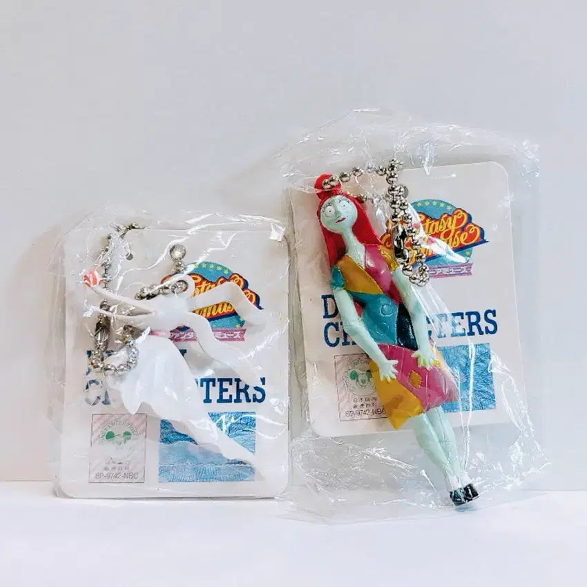 [BUNJANG] The Nightmare Before Christmas Sally &amp; Zero Keychains (Set of 2) / 크리스마스의 악몽 키링 2종 싸게 팝니다