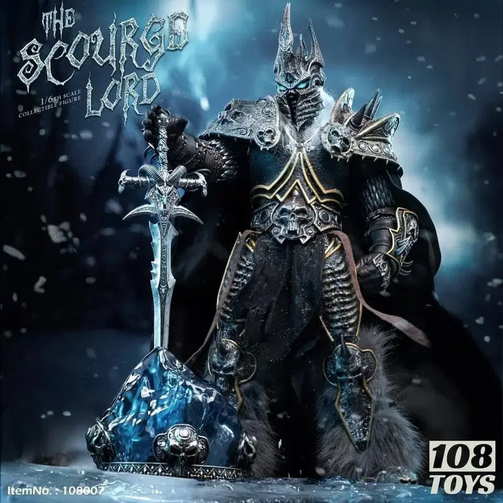 [BUNJANG] 108 Toys 1/6 Arthas Menethil World of Warcraft Lich King Diecast Figure (Sealed, Repaired) / 108Toys 1/6 W.O.W 아서스 메네실  풀박스