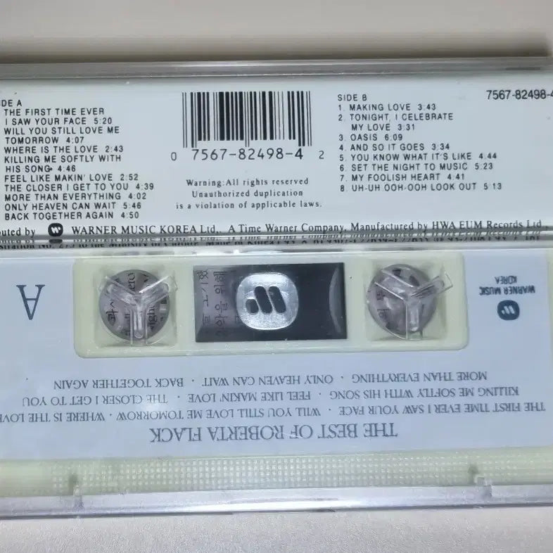 [BUNJANG] Roberta Flack Best Unsealed Cassette Tape / 로버타 플랙 - 베스트 (미개봉 카세트테이프)