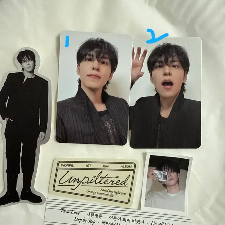 [BUNJANG] DAY6 Wonpil Unfiltered Album Photocard Sticker Set / 원필 언필터드앨범 포카