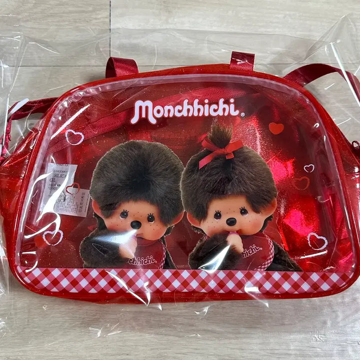 [BUNJANG] Monchhichi PVC Beach Bag / 몬치치 pvc 비치백