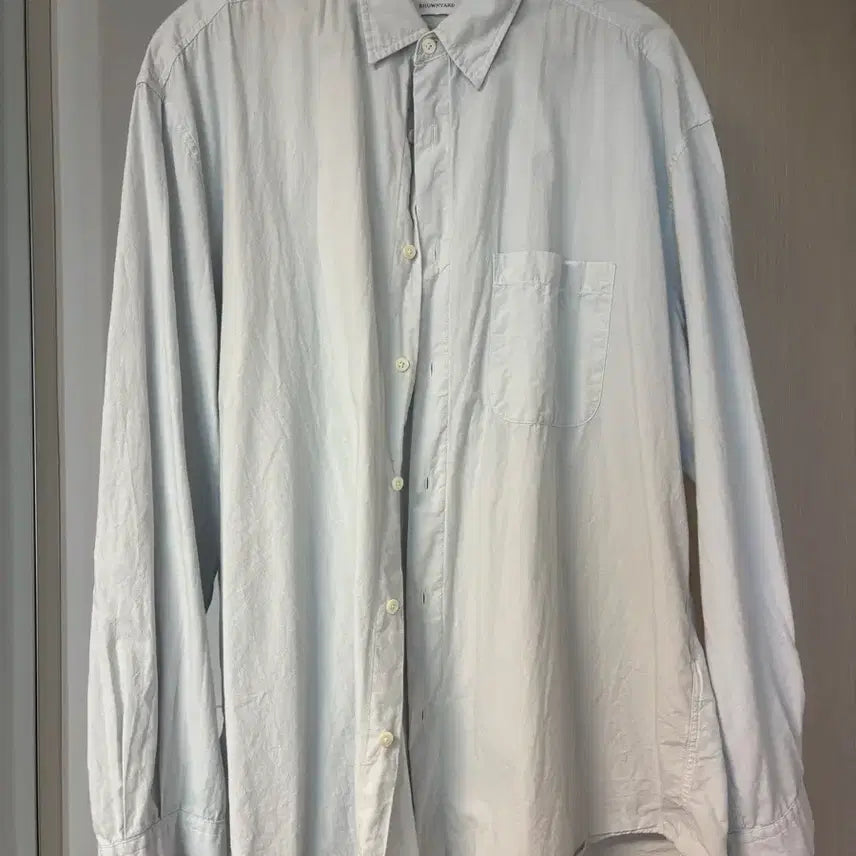 [BUNJANG] Brown Yak Washed Shirt Light Grey / 브라운야드 워시드 셔츠 라이트그레이 6