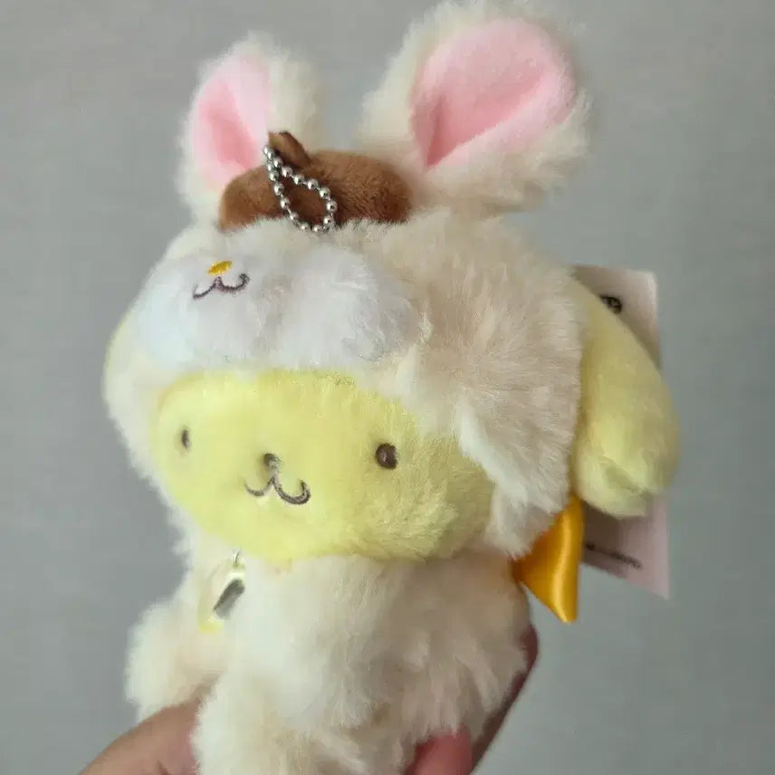 [BUNJANG] Sanrio Pompompurin Mascot Keyring / 산리오 폼폼푸린 마스코트 키링