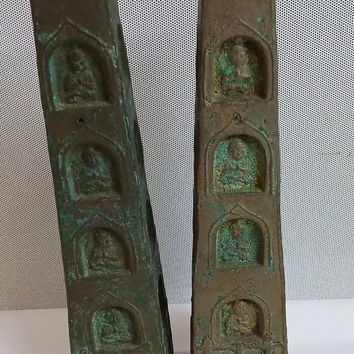 [BUNJANG] Bronze Buddha Pagoda Statue / 청동불상탑