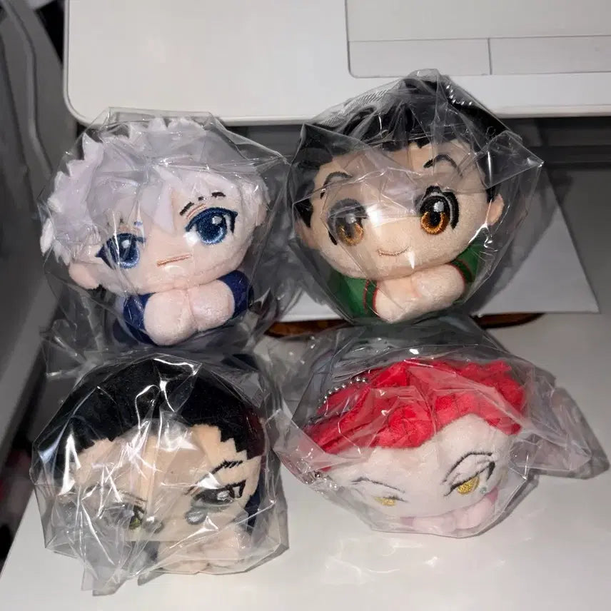 [BUNJANG] Hunter x Hunter Hug Character Plush Clips / 헌터헌터 허그캬라 허그카라 누이 인형 집게